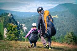All Set To Fly In The Blue And White Goa Sky!
