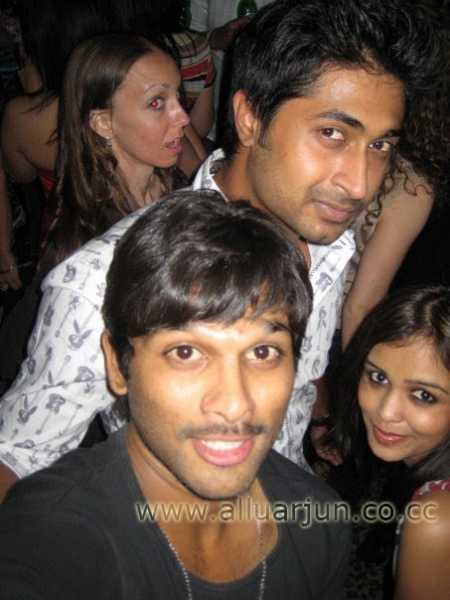Allu Arjun With Aditi Agarwal