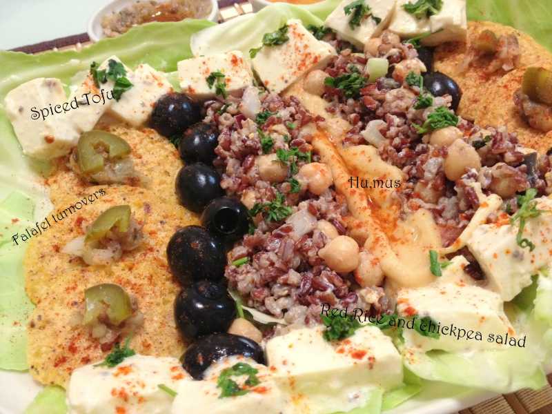 Almost Mediterranean Salad Platter
