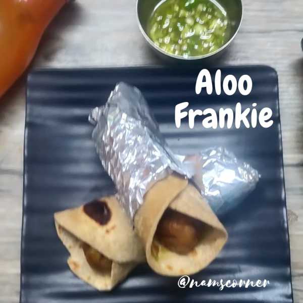Aloo Frankie Recipe | Aloo Tikki Wrap | Aloo Kathi Roll - Nams Corner