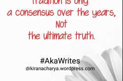 Always Respect Tradition