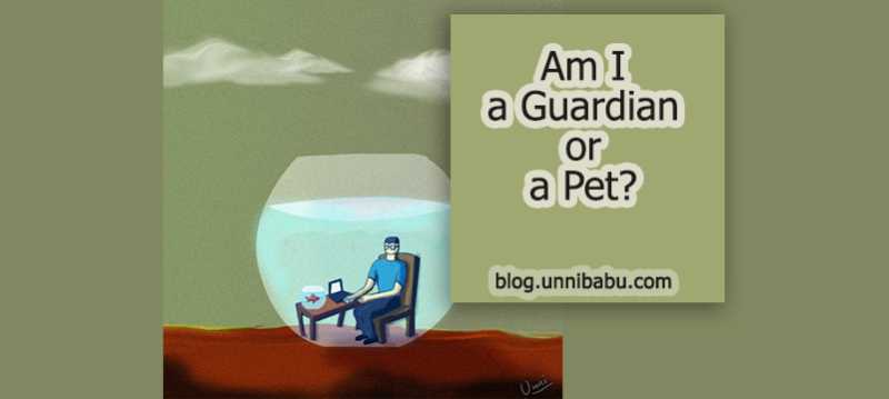 Am I A Guardian Or A Pet? Thought Through Art
