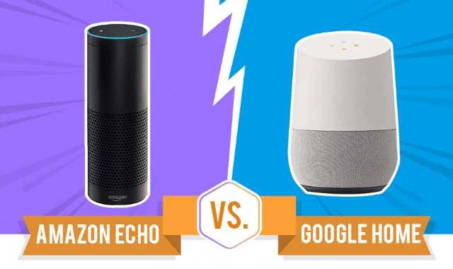 Amazon Echo Vs Google Home: Face-Off! [Infographic]