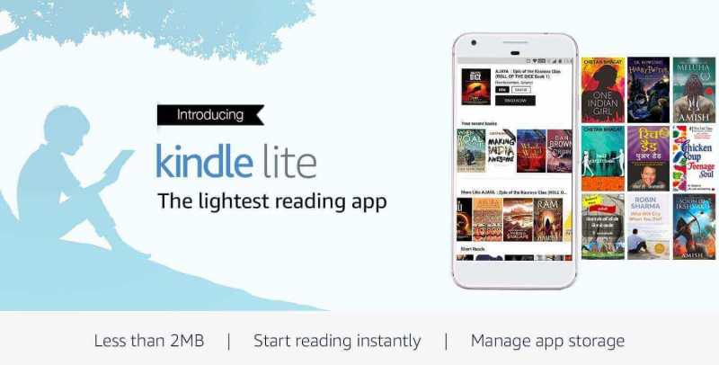 Amazon Launches Kindle Lite - Free 2MB Reading App For Android In India