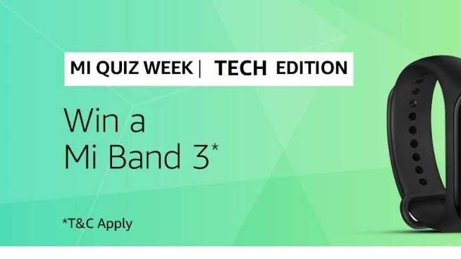 Amazon Mi Band 3 Quiz Answers - Win Mi Band 3 | TOPHUNT