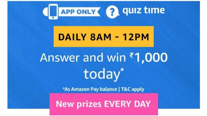 Amazon Quiz 10 June 2019 Answers - 1000 Pay Balance | TOPHUNT