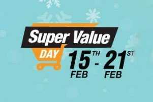 Amazon Super Value Day Apr 2019: FREE Cashback Of 30%