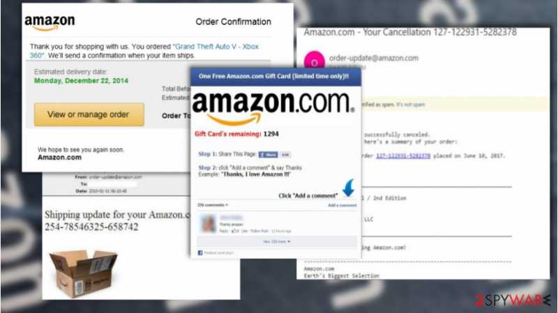 Amazon Virus. 7 Latest Versions Listed (2019 Removal Guide)