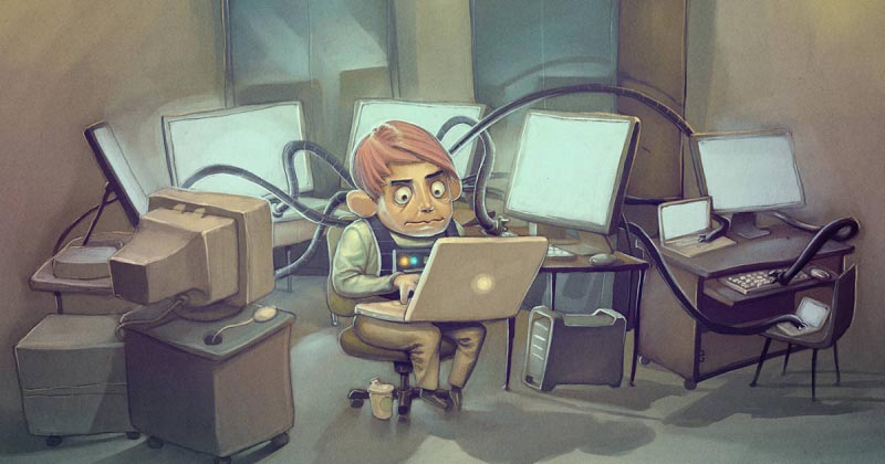 An Idealistic Day Of A Coder (Infographic)