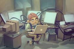 An Idealistic Day Of A Coder (Infographic)