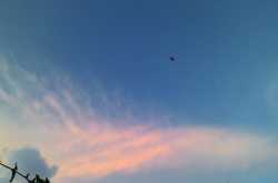 An evening sky of Kolkata