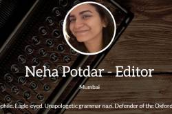 An interview with Neha Potdar