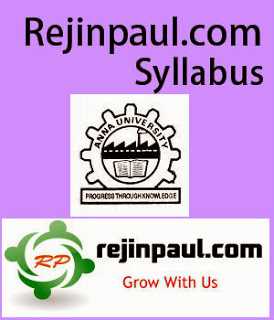 Anna University Open Electives Syllabus Regulation 2017 Affiliated Colleges