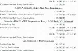 Anna University Time Table Nov Dec 2017 UG PG 1st 3rd 5th 7th Semester Exam Time Table: Anna University Time Table November December 2017 UG PG 1/3/5/7th Semester