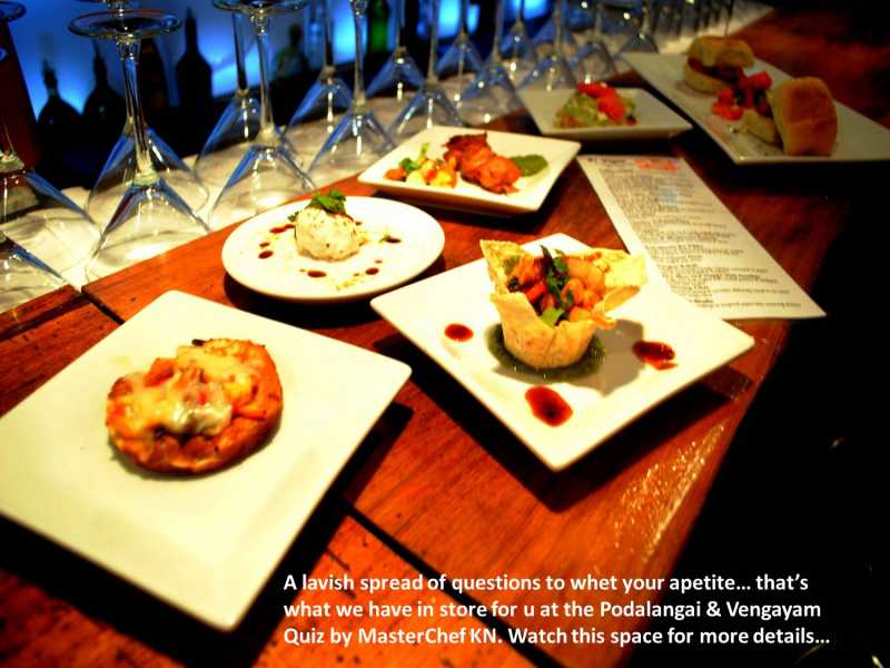 Announcing The Podalangai And Vengayam Quiz… By KN