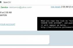 Another Yahoo “Update your account fraud”