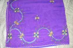 Another simple designer saree