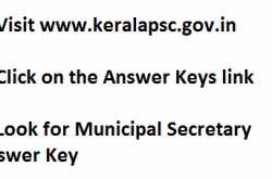 Answer Key Divisional Accountant Kerala PSC 2015 www.keralapsc.gov.in