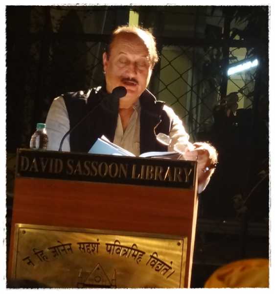 Anupam Kher At The Kala Ghoda Festival