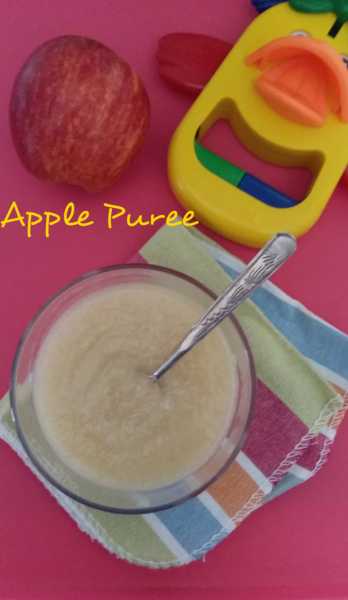 Apple Puree For Babies | Baby Food Recipes