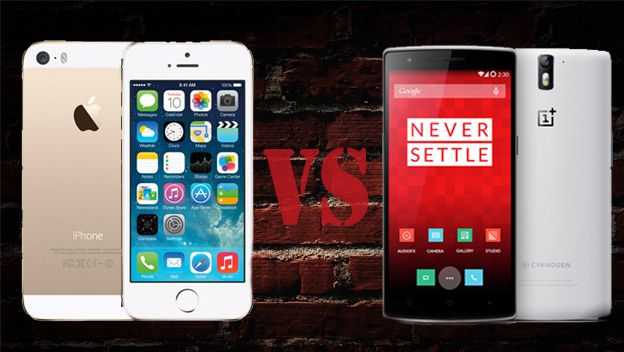 Apple IPhone 5S VS OnePlus One Features