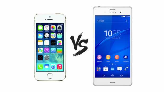 Apple IPhone 5S VS Sony Xperia Z3 Features