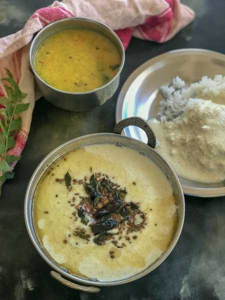 Araitchukalakki – A No Cook Curd & Coconut Curry