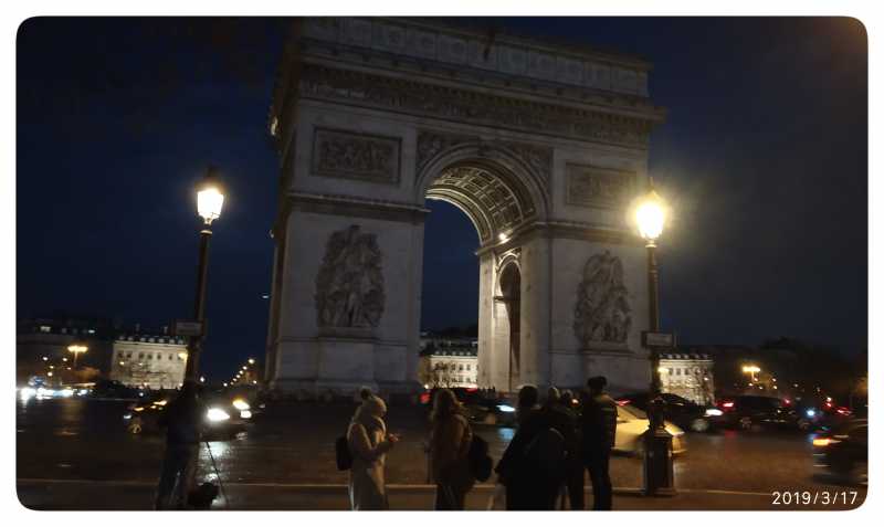 Arc De Triomphe- A Frozen Moment - Me Otherwise