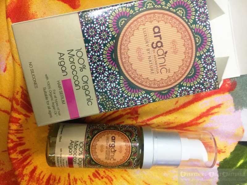Arganic 100% Organic Moroccan Argan Hair Serum Review | Everything-That Matters