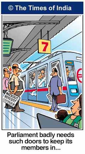 Arrive. Protest. Adjourn. Leave. Repeat!