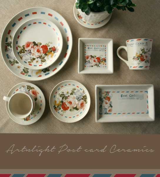 Art&Light Crockery, PostCard Series