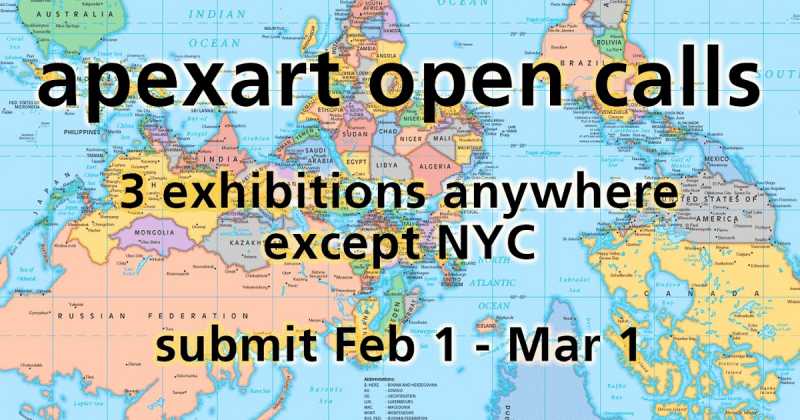 Art News: OPEN CALL: Apexart International Open Call 2018-19