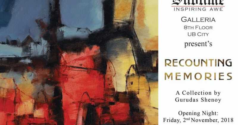 Art News: Recounting Memories By Gurudas Shenoy In Bangalore