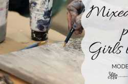 Art journal tutorial: how to paint a mixed media portrait | Modern Gypsy