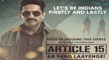 Article 15 Movie Ticket Offers And PromoCodes: Flat 50% Cashback