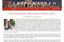 Article in TripuraInfo published in July 2017