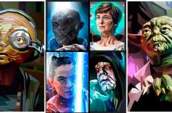 Artist Showcase - Colorful Star wars illustrations by Liam Brazier