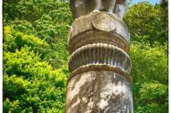 Ashok Stambha (Pillar) at the panoramic cutting edge of Chiba