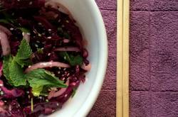 Asian Purple Cabbage Slaw
