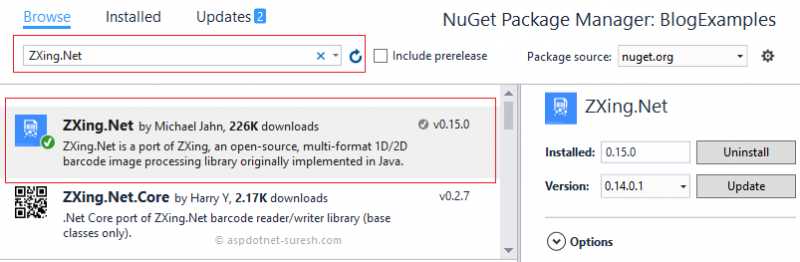 Asp.Net Generate And Read QR Code In Web Application Using C#, VB.NET