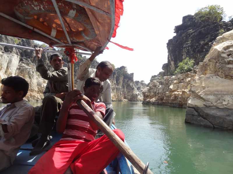 At The Ghats Of Narmada