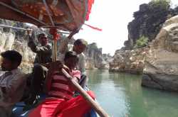 At the ghats of Narmada