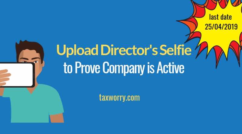 Attach A Selfie To Show You Are Active -And Not A Shell Companies ! - Taxworry.com