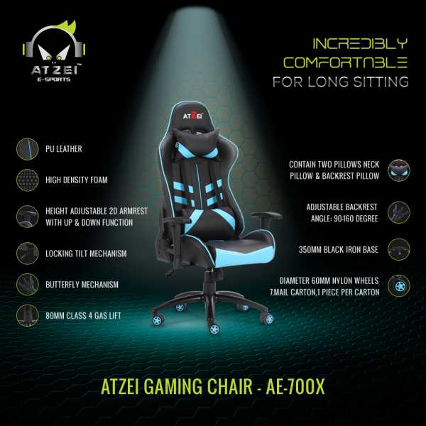 Atzei Esports Announces Their Entrance In The Gaming Market With Two New Gaming Chairs - IndianNoob