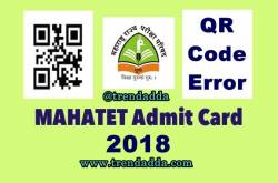 Aurangabad Teacher notice error in MahaTET Admit Card after scanning the QR Code