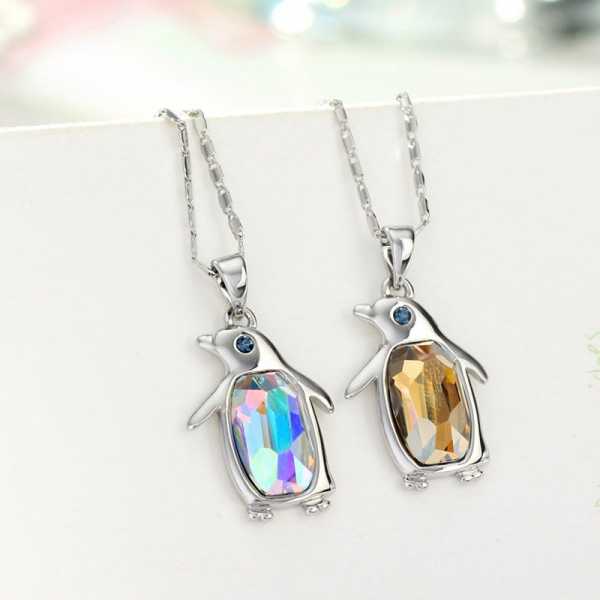 Austrian Crystal Penguin Necklaces And Earrings | Girl Gloss