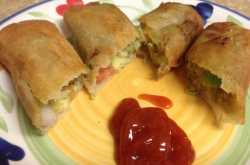 Avacado egg rolls