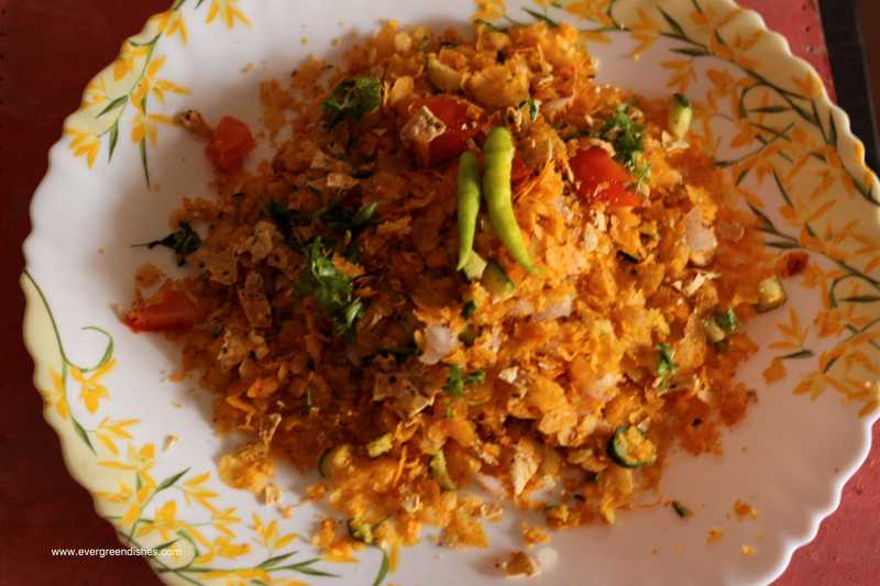 Avalakki Upkari / Hachida Avalakki / North Karnataka - Ever Green Dishes