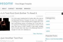 Awesome Blogger Template