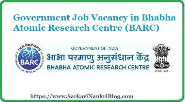 BARC NRB Kalapakkam Stipendiary Trainees Technician Vacancy Recruitment 2019